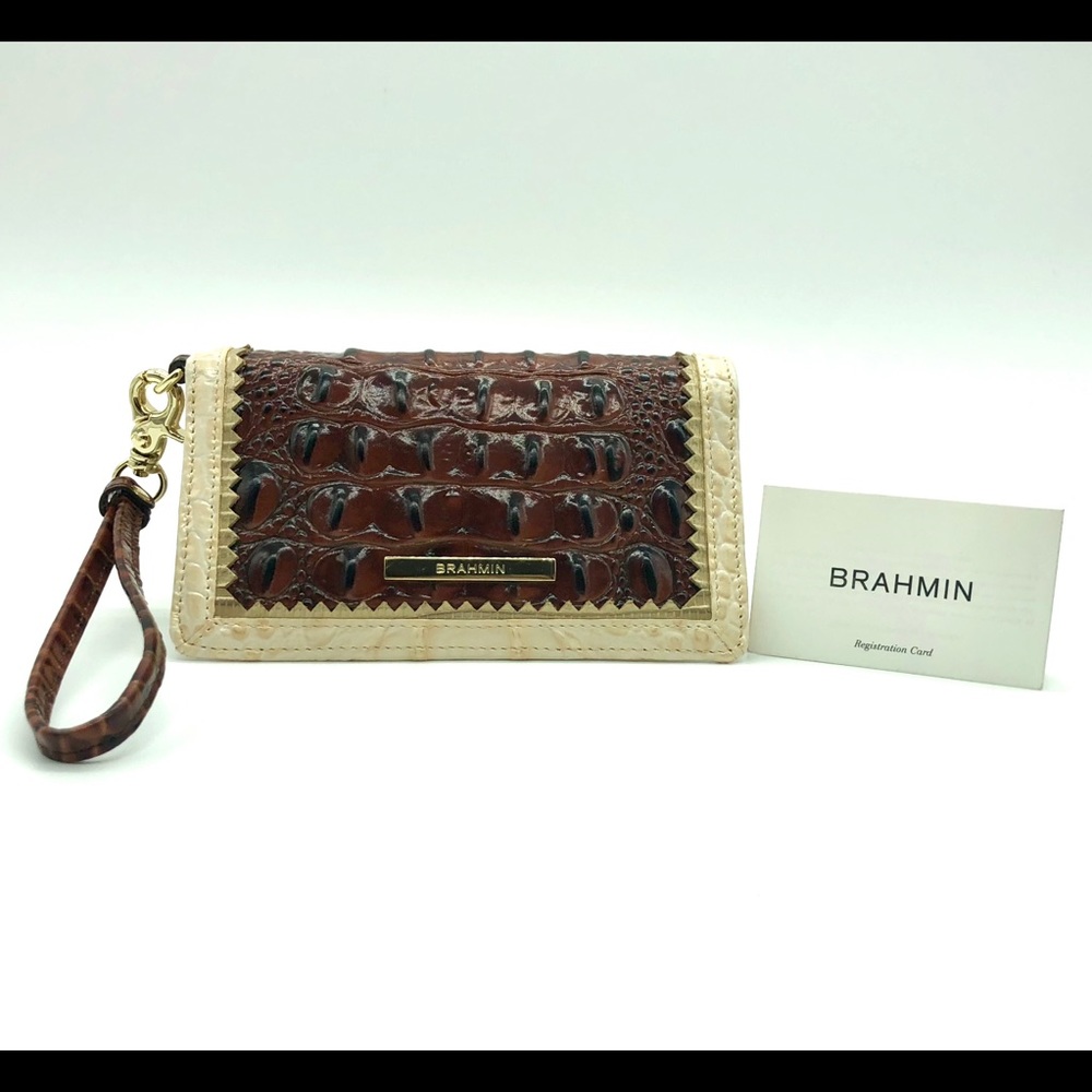 Brahmin Debra Soriano Wristlet Wallet NWOT
